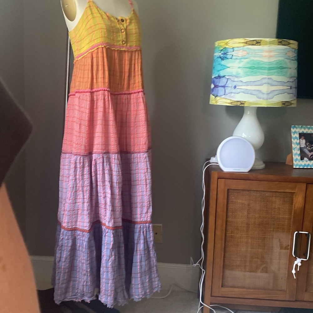 Free People | Juliana Maxi Dress | Rainbow | XS - Picture 3 of 6